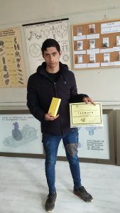 Награждаване на учениците участвали в състезание „Най- добър техник в машиностроенето“ на училищно ниво януари 2020г. - ПГ Захарий Зограф - Плевен